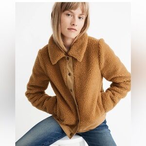 Madewell Sherpa Portland Jacket Size Large